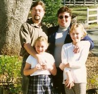 brother dave and wife piph with nieces cassandra and amanda